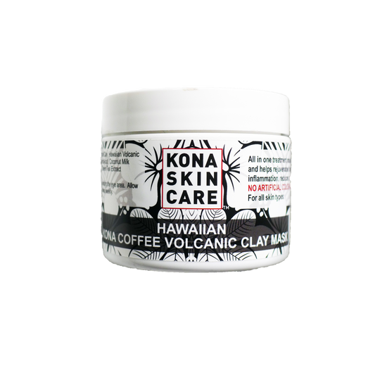 hawaiian kona coffee volcanic clay mask