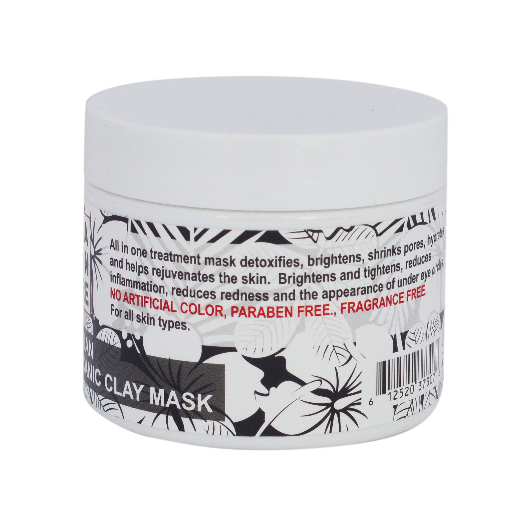 Hawaiian Volcanic Clay Mask clean dry face
